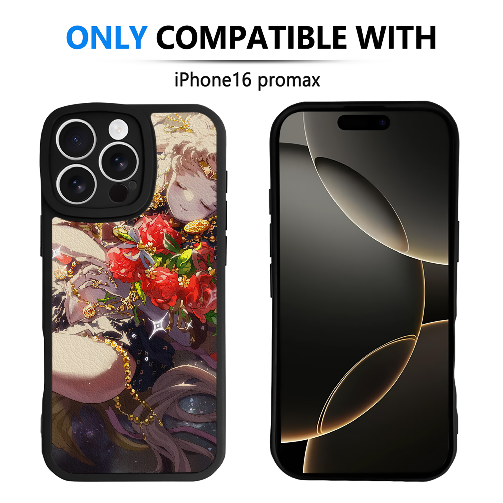 （画像用） 美少女戦士セーラームーン Sailor Moon 【iPhone 16シリーズ対応】シリコンスマホケース（レザー調） 材質：シリコン